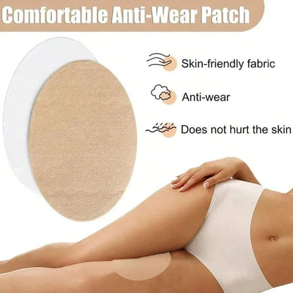 10/20/30/40Pcs Disposable Anti-Chafe Thigh Tape, Invisible No Trace Anti-Friction Thigh Pads Anti-Wear Body Stickers for Women