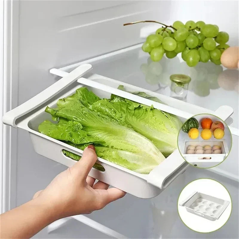 Egg Storage Box Side Door of Refrigerator Storage Organizer Kitchen Reversible Special Egg Storage Tray Kitchen Accessories