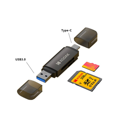 KODAK Micro SD Card U3 V30 128GB 256GB 64GB 4K High Speed TF Card for Phone Camera Drone