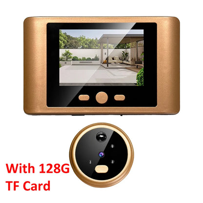 2.8" LCD Screen IR Night vison PIR Motion Detection Digital Electronic Viewer Bell Door Peephole HD Camera Photo Video Recording