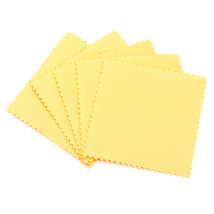 20/50pcs Polish Polishing Cloth Silver Color Cleaning Polishing Cloth Soft Clean Wipe Wiping Cloth For Silver Gold Jewelry Tool