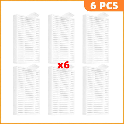 Compatible For iLife A30 Pro Robot Vacuum Cleaner Replacement Parts Kit Main Brush Side Brush HEPA Filter Mop Cloth Dust Bag