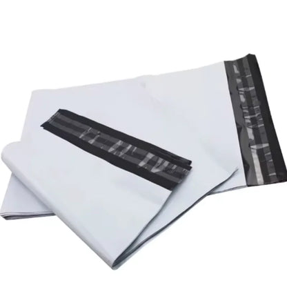 Lots White Self Adhesive Seal Courier Bags Express Mail Envelope Storage Mailing Plastic Packaging Pouch for Express Delivery