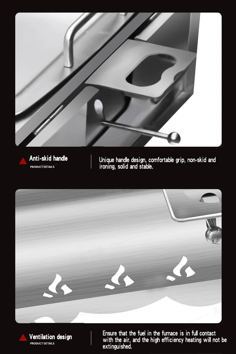 New Fish oven commercial and household thickened stainless steel paper wrapped fish pan