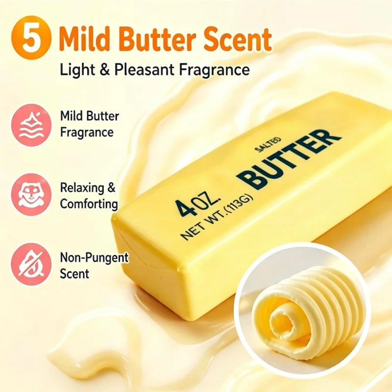 Soft Silicone Food Squishy Toy Butter Chocolate Block Slow Rebound Squeeze Toy Anxiety Relief Sensory Fidget Toy for Adults Gift