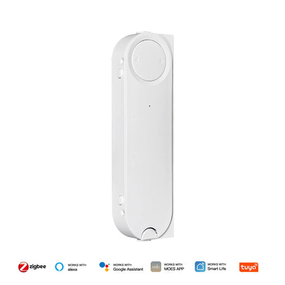 MOES Tuya ZigBee Smart Sliding Window Pusher Automatic Opener Closer Solar Charging App Remote Control Support Alexa Google Home