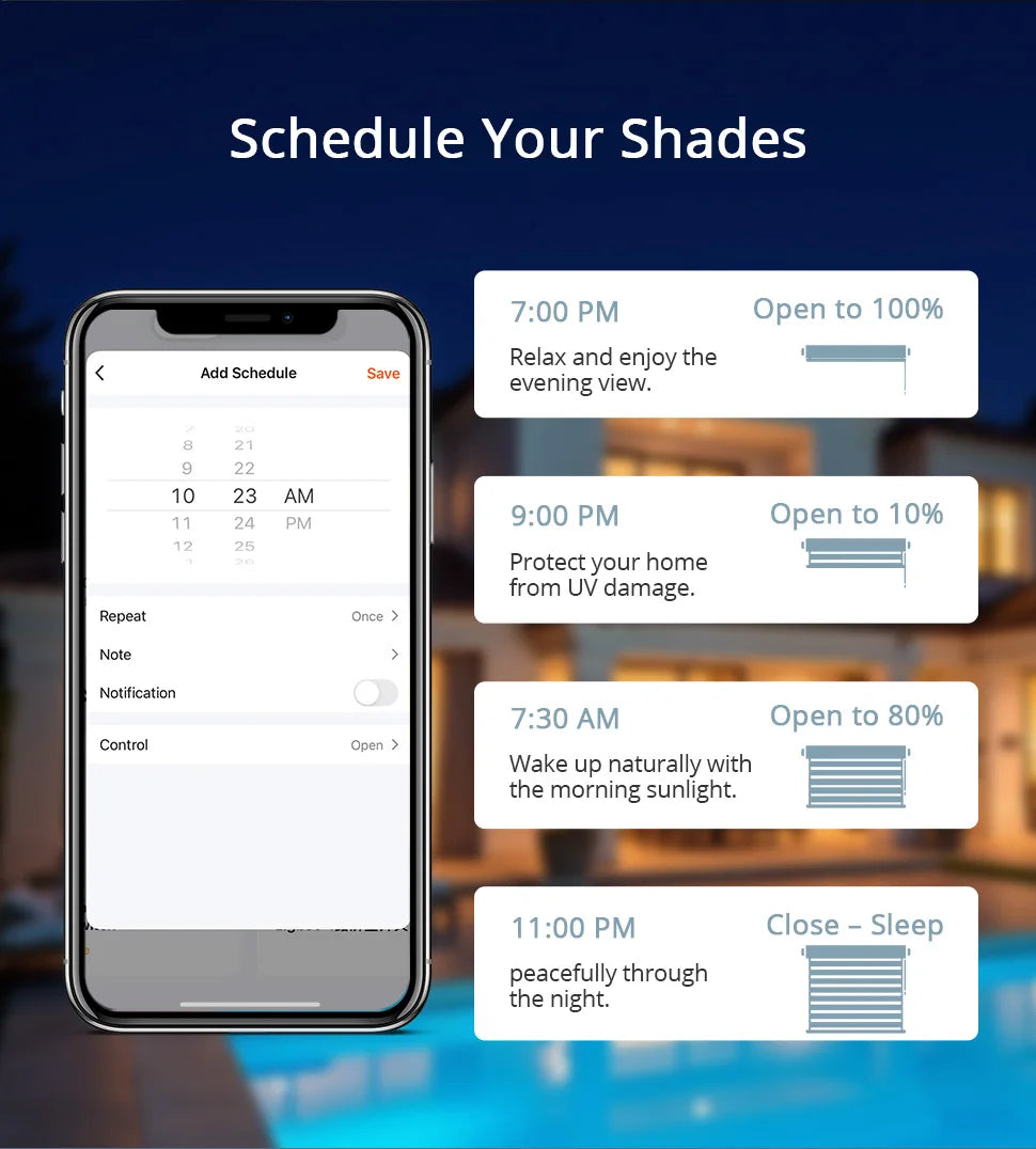 Zemismart Zigbee Smart Roller Shade Driver Built in Battery with Knob Control Speed Work with Tuya App Alexa Google Home Voice
