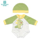 Fits 17-18inch American Doll and New Born Doll Clothes Fashion Dresses, Hooded Jumpsuit, Cardigan Strap Skirts Toys Gifts
