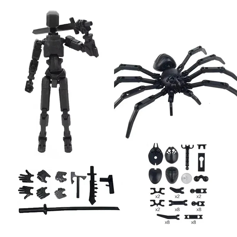 Multi-Jointed Movable Robot 3D Printed Mannequin Toy 13 Action Figure Full Body Movable Robot Toys Gifts For Children