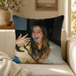 Person A-Addison R-Rae Funny Cushion Cover Soft Short Plush Decorative Pillow Cover for Sofa Bedroom Easy to Clean