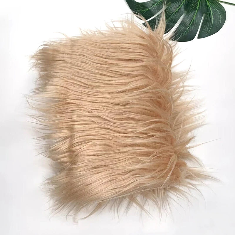 8cm Pile Length Imitation Fur Fabric Diy Cosplay Clothing Hairy Fur Fabric Bundle Long Hair Plush Fabrics By Meters Liquidations