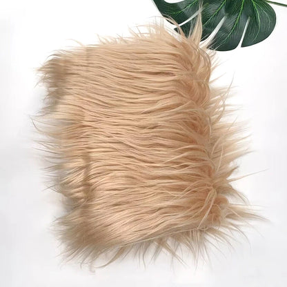 8cm Pile Length Imitation Fur Fabric Diy Cosplay Clothing Hairy Fur Fabric Bundle Long Hair Plush Fabrics By Meters Liquidations