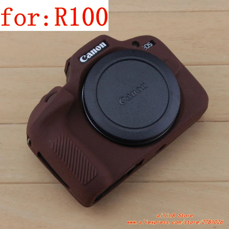 for Canon EOS-R100 Camera Soft Case R50 Silicone shell protective cover Prevent scratching the camera bag One shoulder neck bag