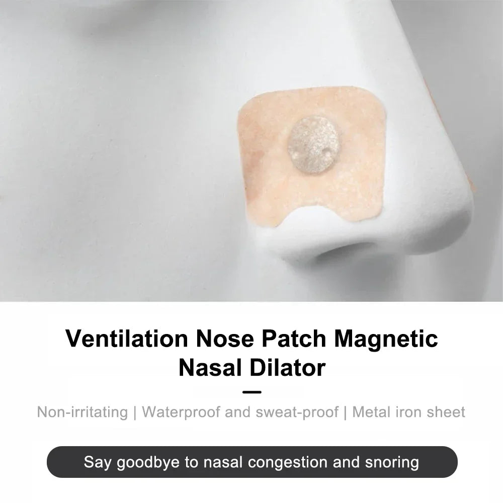 30/60/90/150Pcs Nose Breath Patch Magnetic Suction Iron Nasal Strips Increase Air Improve Sleep Quality Reduce Snoring Tools