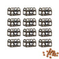 Transparent Treasure Box 12PCS Hollow Wedding Candy Box Chocolates Container Jar Storage Containers Case Anniversary Festival