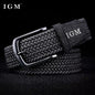 Men Belt Braided Elastic Belt for Men Stretchy Woven Canvas Fashion Belt for Versatile Jeans and Pants