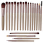20Pcs Makeup Brush Set Eyeshadow Eyeliner Brushes Foundation Concealers Powder Blush Blending Beauty Tool with Makeup Sponge Kit