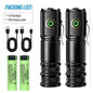High Quality 3*SST20 LED Flashlight 18350 Super Bright Torch Rechargeable USB Light Waterproof with CAP CLIP for Hiking Camping