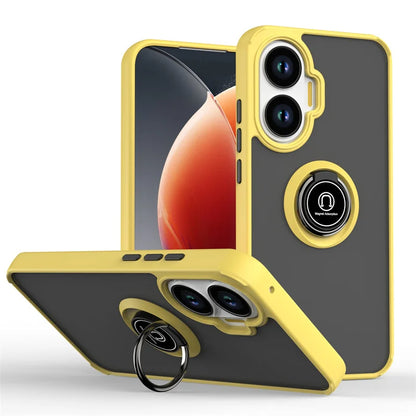 Funda For Xiaomi Poco F7 5G Case Shockproof Matte Hard PC Armor Case For Pocof7 Poko Little F7 F 7 7F Magnetic Holder Ring Cover