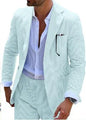 2027 New Spring And Autumn Mens Digital Printed 2 Piece Suit Set Plus Size Smart Casual Blazer Outfit For Business And Wedding