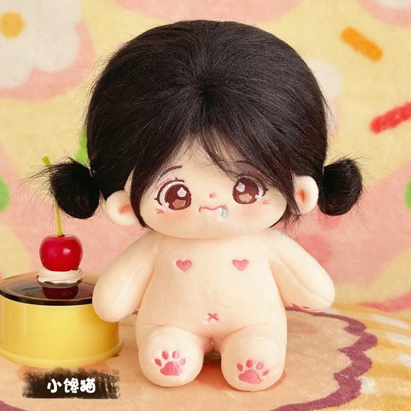 20cm Kawaii Plush Cotton Doll Idol Stuffed Super Star Figure Dolls Twelve Constellations Doll Can Change Clothes Gift