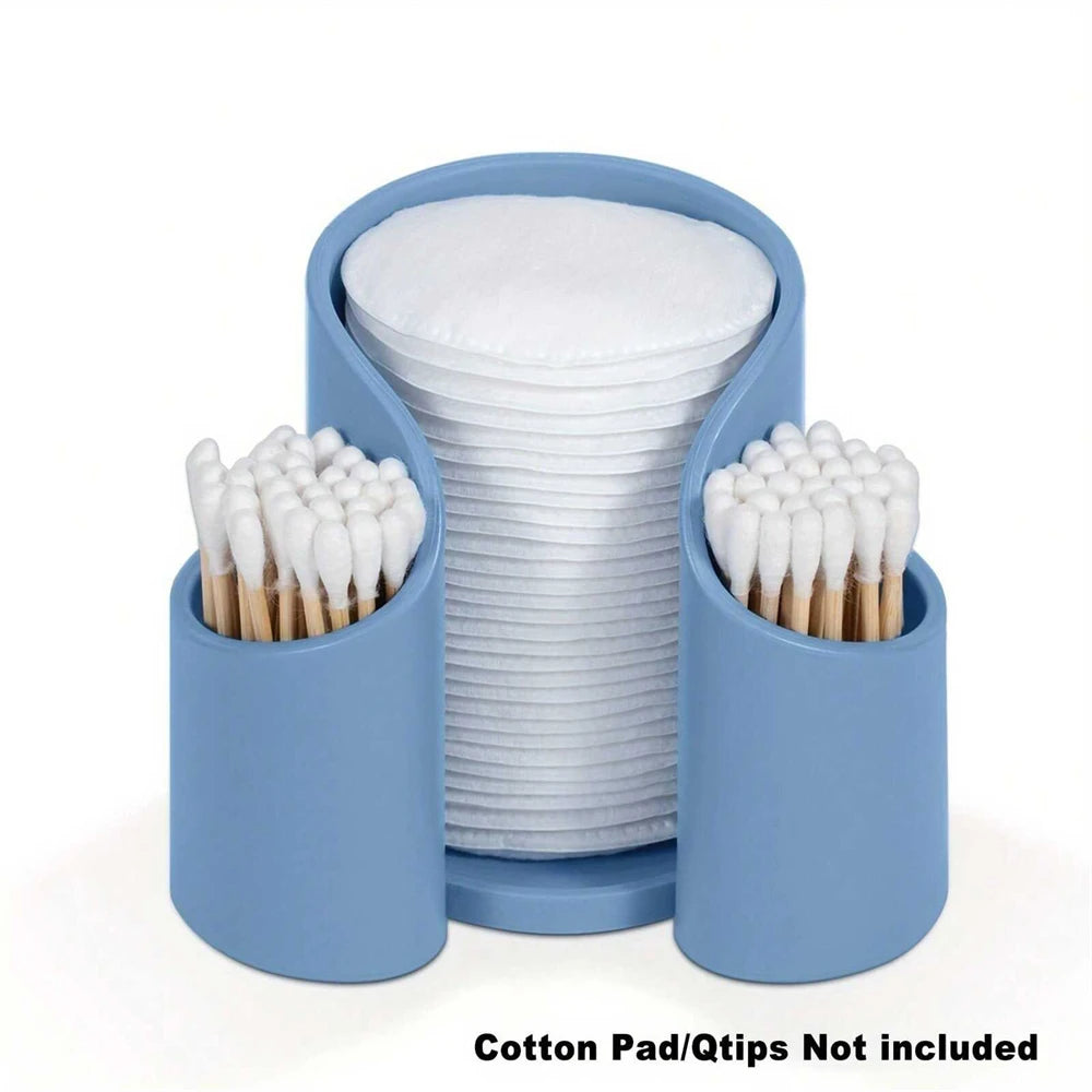 1pc Cotton Pad Storage Travel Desktop Dispenser Case Safe And Tasteless Vanity Makeup Organizer For Floss Cotton Pads And Cups