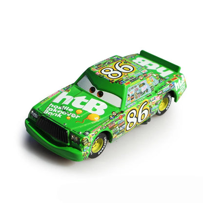 Hot Sale Bandai Pixar Cars Lightning McQueen Mater Mack Uncle Metal Model Racing Car Toys Children's Birthday NEWYEAR Gifts