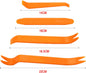 4Pcs Car Audio Disassembly Tool Plastic Pry Bar Door Panel Disassembly Pry Panel Interior Clip Rocker Crowbar