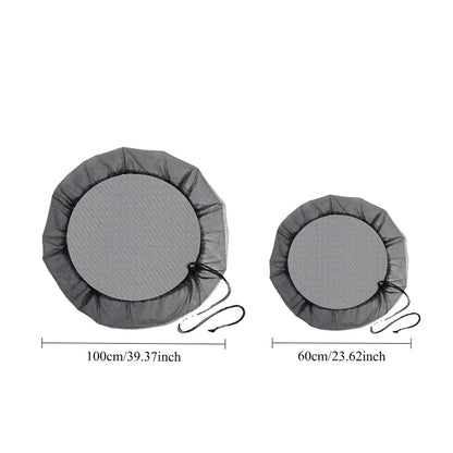 Rainwater Collector Tank Mesh Cover Drawstring Screen Net for Rain Barrel Water Bucket Garden Outdoor Cleaning Tool Use Reusable