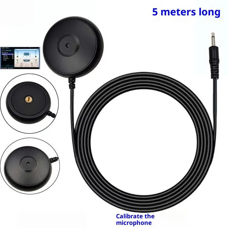【Y】1Pc 5M Replacement Calibration Microphone for Pioneer MCACC AV Home Receiver Mono Plug 20Hz-16KHz Frequency Response