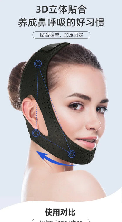Anti Snore Belt Stop Snoring Chin Strap Woman Man Night Sleeping Support Aid Tools Snoring Protection Jaw Bandage Health Care