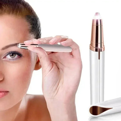 1-4Pcs Electric Eyebrow Trimmer Security Hair Removal Eye Brow Epilator USB Charger Mini Shaper Shaver Hair Removal Beauty