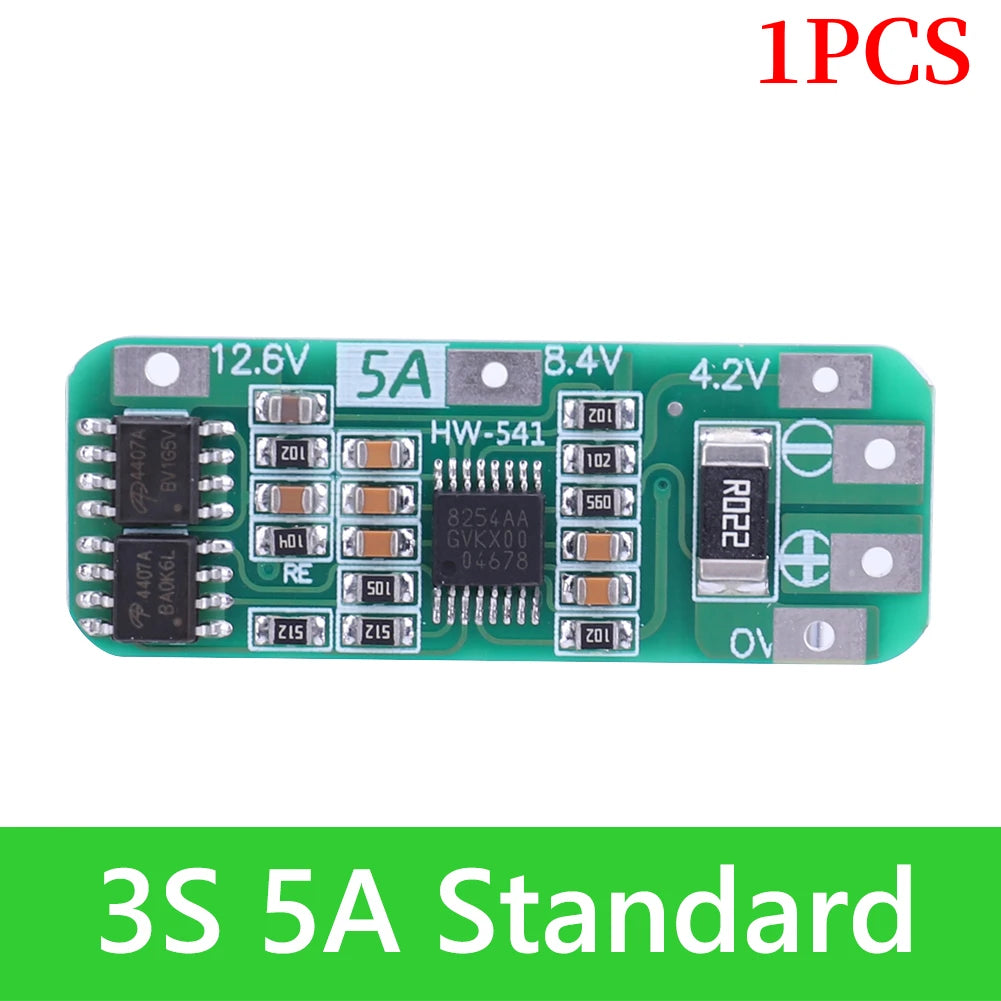 BMS 3S/4S 5A 10A 20A 25A 40A 60A Płytka zabezpieczająca ładowarkę do akumulatorów litowo-jonowych 18650 do wiertarki 12 V z funkcją wzmocnienia/balansu
