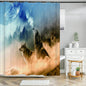 Cat shower curtains bathroom shower curtain Cute 3D fabric shower curtain with hooks funny waterproof shower curtain or Mat