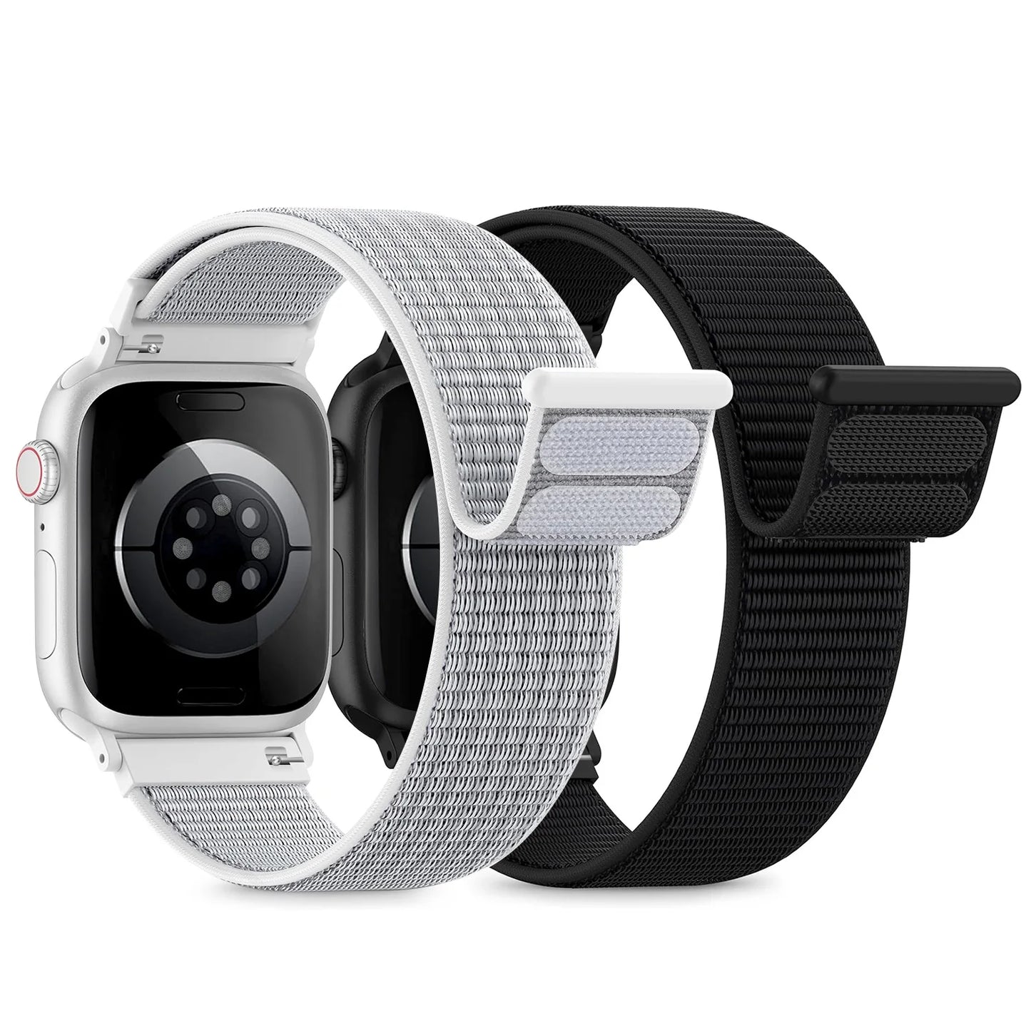 Nylon Strap For Apple Watch Band Ultra 3 2 49mm 46mm 45mm 41mm 44mm 42mm 40mm 38mm Bracelet For iWatch Series 11 10 9 8 7 6 5 4