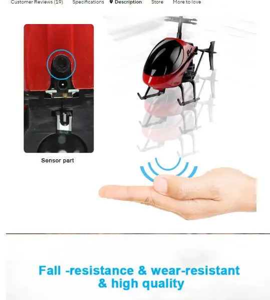 Children's Suspension Sensing Aircraft Indoor Gesture Aircraft Drone Remote Control Helicopter Toy Boy Gift