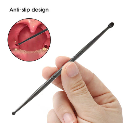 Tonsil Stone Removal Ear Wax Remover Stainless Steel Remover Mouth Cleaning Care Tools Tonsil Stone Remover Health Care