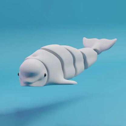 3D Printed Articulated Shark Toy for Decoration Toy Executive Decor for Office Stress Relief Toy