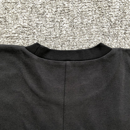 Yao Fashion HipHop Street Style Loose Baggy Casual Solid Color Unisex Tops Tanks Kanye West High Quality1:1 T Shirt For Men