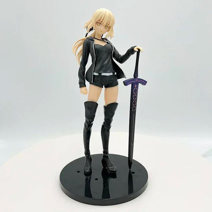 Fate Grand Order Altria Pendragon Saber Alter Rider 27cm Anime Figure Model Doll Jeanne D Arc Action Figurine Collectible Toy