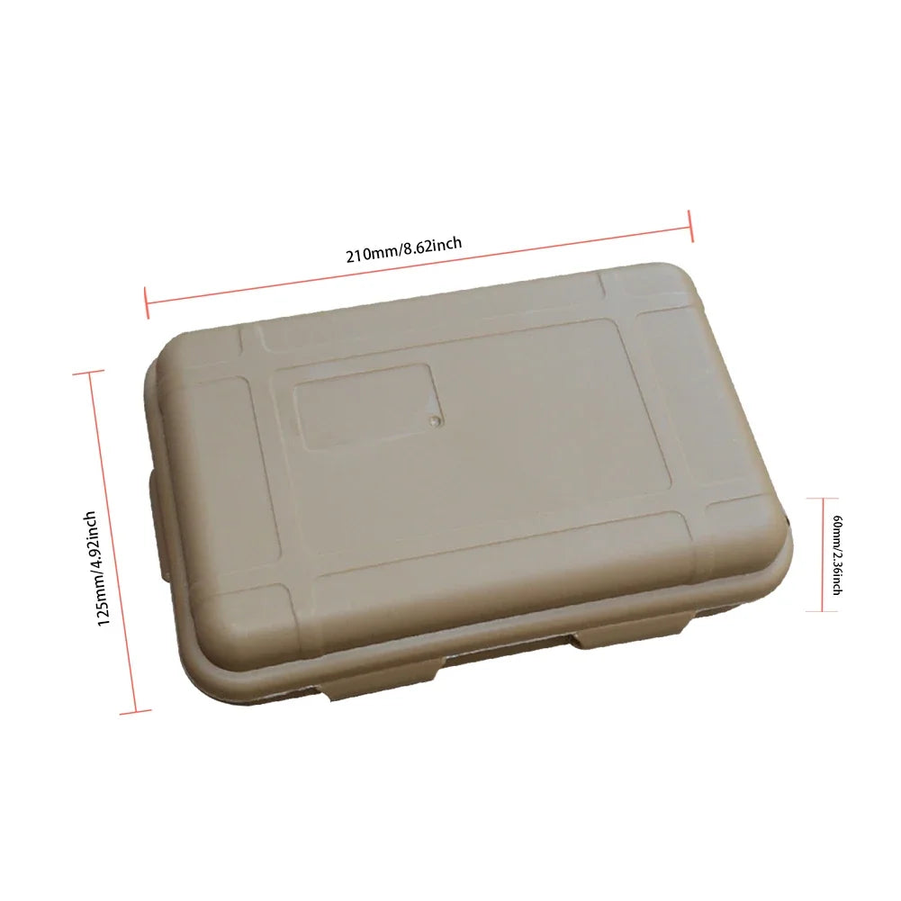 Outdoor Waterproof Survival Sealed Box Dustproof Shockproof Plastic EDC Tools Storage Container Case Fishing Tackle Tools Boxes