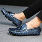 Men's Leather Tassel-Detailed Loafers, Men's Daily Casual Slip-On Footwear, Men's Reinforced Heel Slip-Proof Footwear Loafers