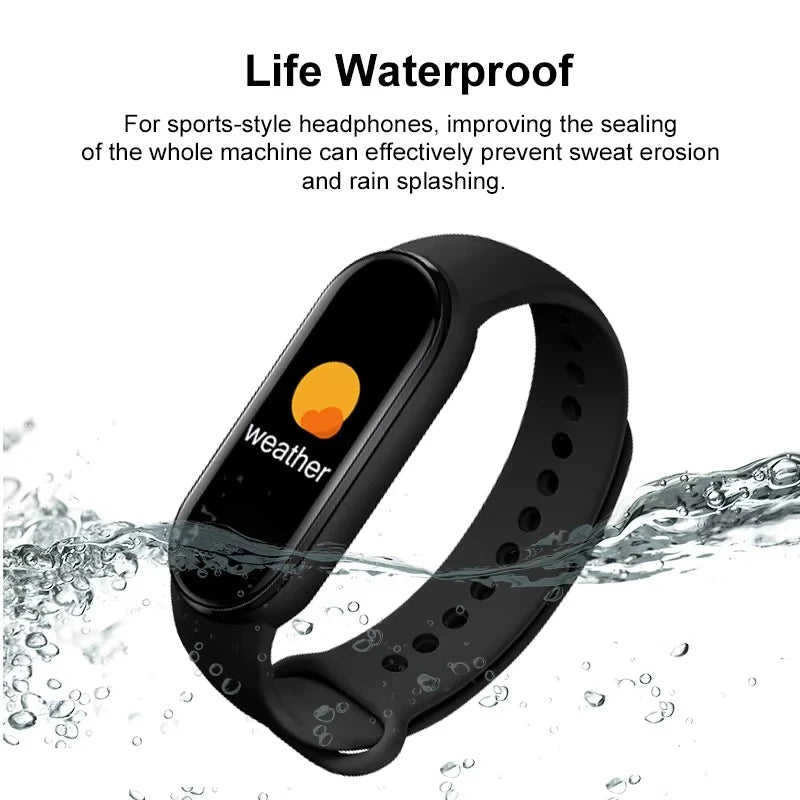 Lenovo Waterproof Smart Watch MenWomen Fitness Smart Bracelet Sports Band Heart Rate Blood Pressure Monitor Multi-function Watch