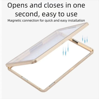 Aluminum Alloy Trading Card Magnetic Holder Scratch Resistant Display Box PSA/CGC Card Case Magnetic Closure Metal Frame