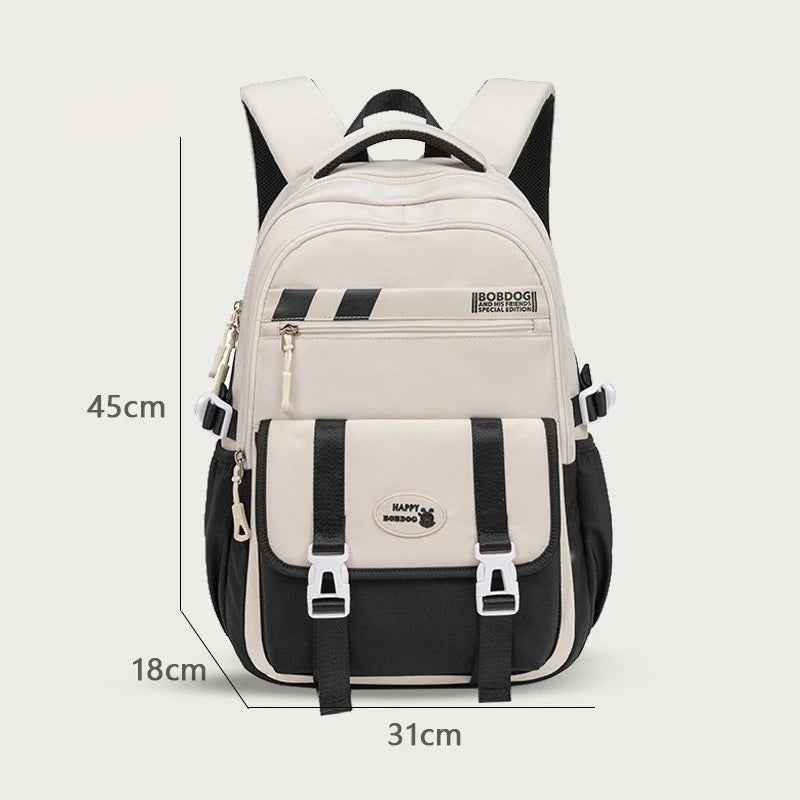 New School Bag with High Appearance Level Junior High School Backpack Large Capacity Primary School Backpack Ins Wind