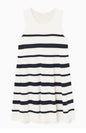 XIMIAN APPAREL 2026 YAZHIMEI traf cos summer new style of Ladies' casual fashion Standard style A-shaped striped knitted dress