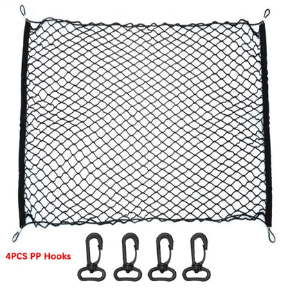 Car Trunk Network Mesh for Toyota Corolla Verso AR10 2004~2009 Luggage Fixed Hook Elastic Storage Cargo Net Organize Accessories