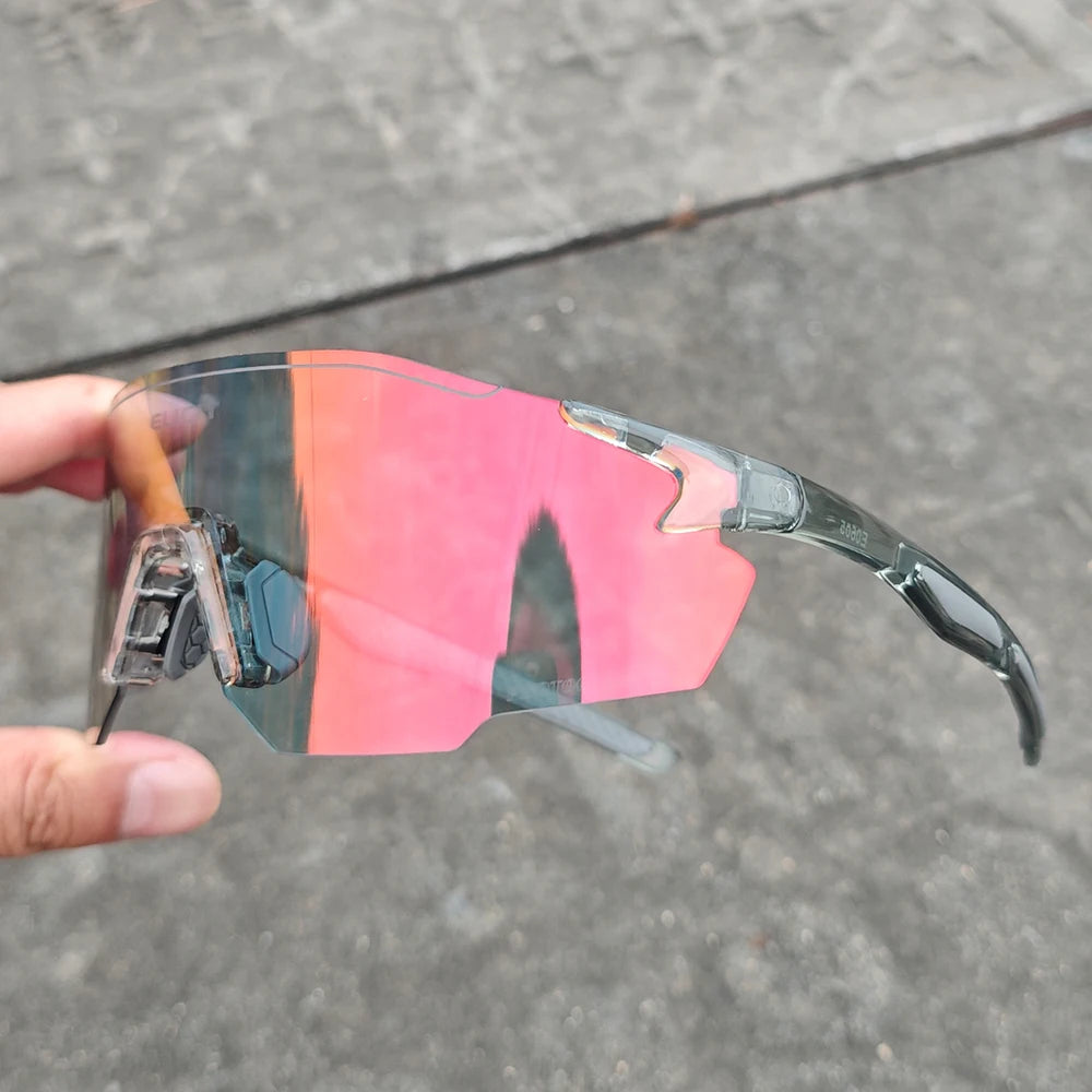 Karos Photochromic Cycling Glasses UV400 Protection Sunglasses Day Night Use Eyewear For Bicycles Fishing Driving Outdoor Hiking