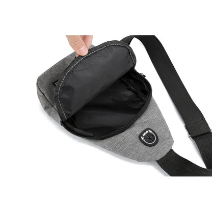 Men's Crossbody Bag Single Shoulder New Trend Chest Bag Fashionable and Portable Men Shoulder Bag