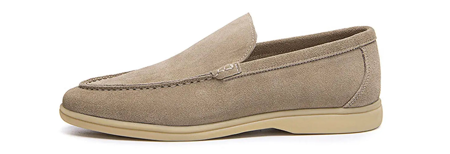 26 Men summer casual loafers made of suede, slip-on pull-on design, easy to wear and take off.LF1246